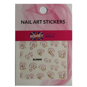 RONNEY - Naklejki na paznokcie NAILART STICKERS RN 148    !